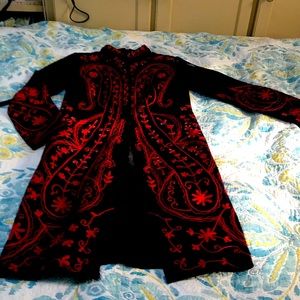 Wool Blend Long Coat